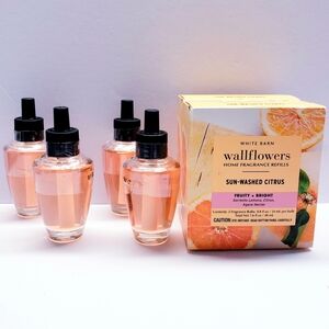 Bath & Body Works SUN-WASHED CITRUS Wallflowers Home Fragrance Refill (4 Pcs)